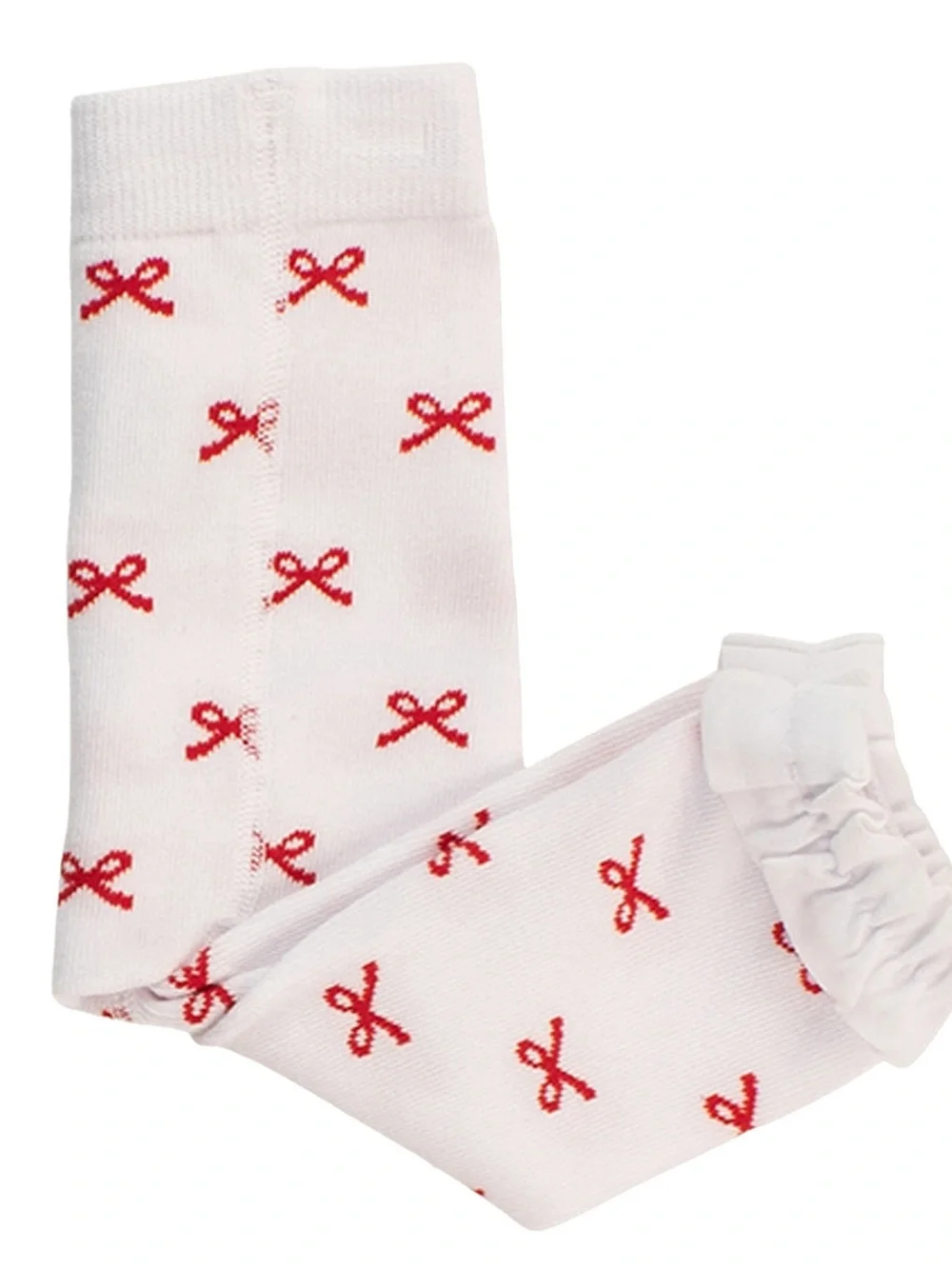 Ruffle Butts Red Bows Footless Ruffle Tights 6-12 Months